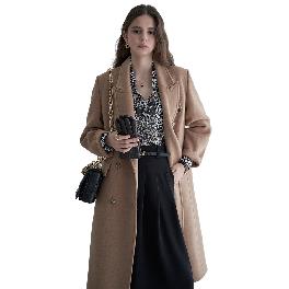 Classic Cashmere Wool Handmade Long Coat